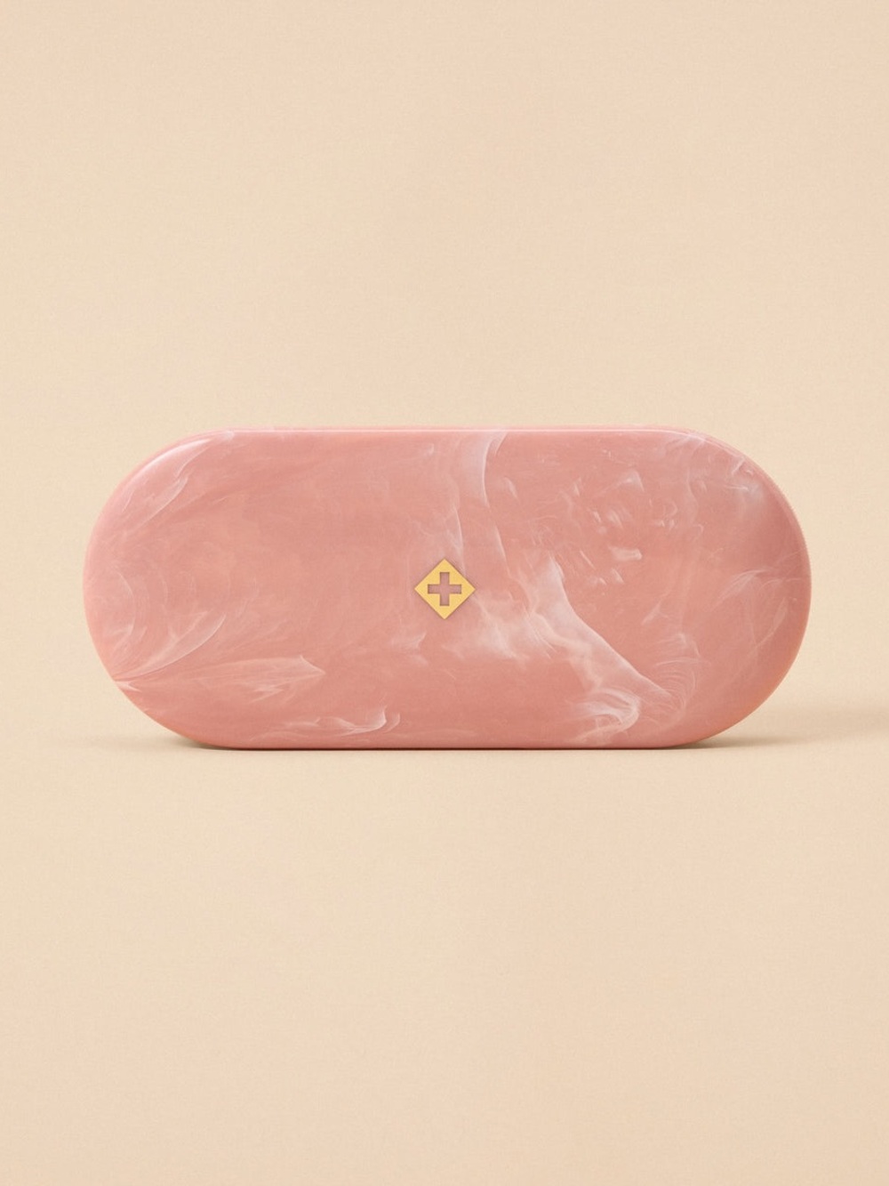 DOSEY 7-Day Magnetic Pill Compact - Pink - Peony Marble